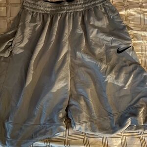 Nike Black and Gray Dri-FIT Shorts